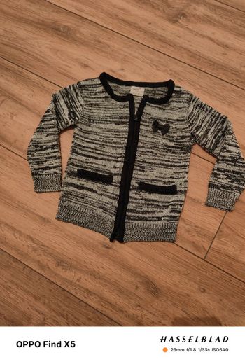 Gilet noir et argent