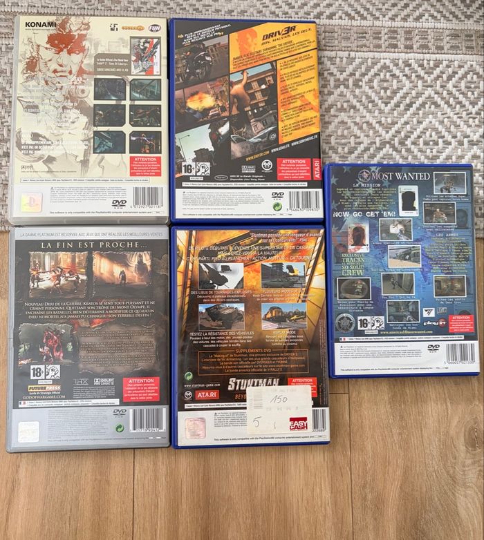Jeux ps2 lot god of war/most wanted … - photo numéro 1