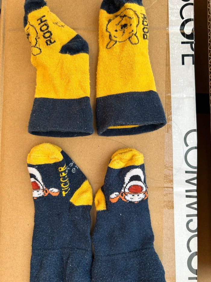 Lot chaussettes épaisses winnie Disney