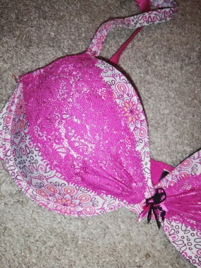 Soutien gorge 85C rose - photo numéro 2