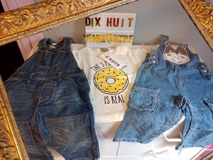 Lot salopettes 18/24mois garçon