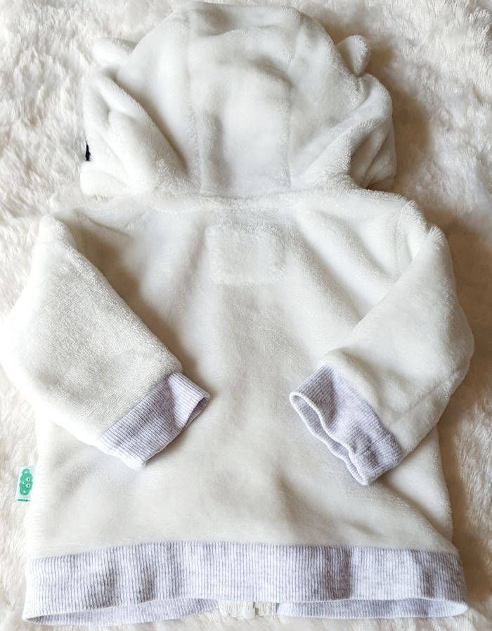 Veste polaire à capuche panda,  bébé mixte, FS Baby - photo numéro 3