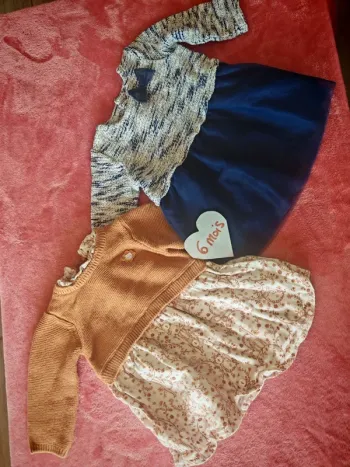 Lot deux robes 6 mois