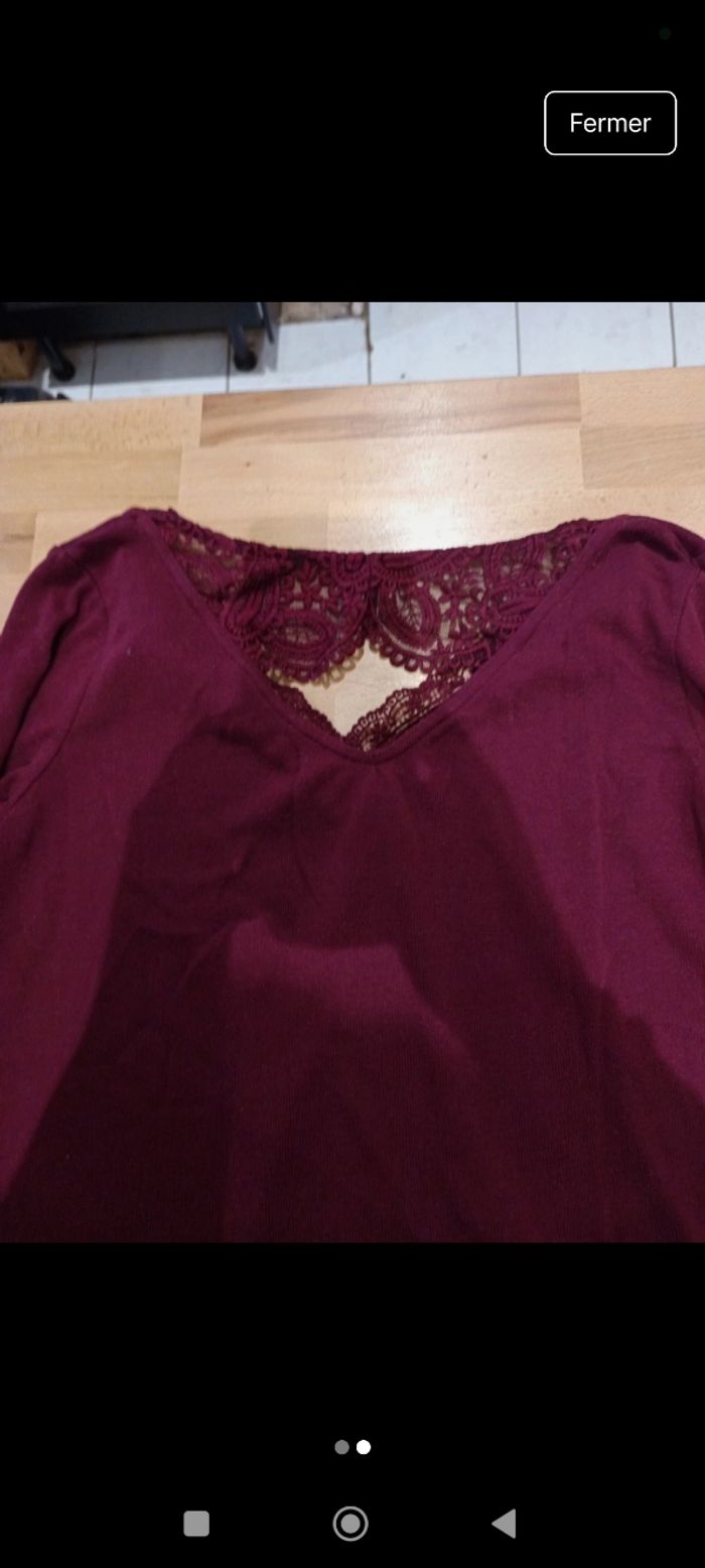 Pull dentelle - photo numéro 2