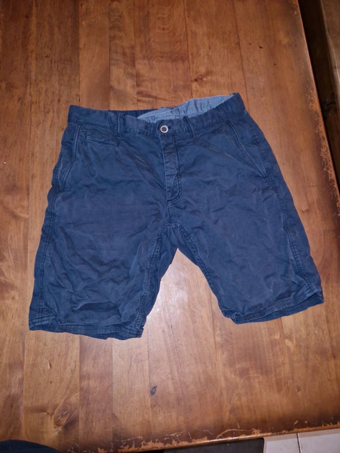 Bermuda bleu foncé/gris