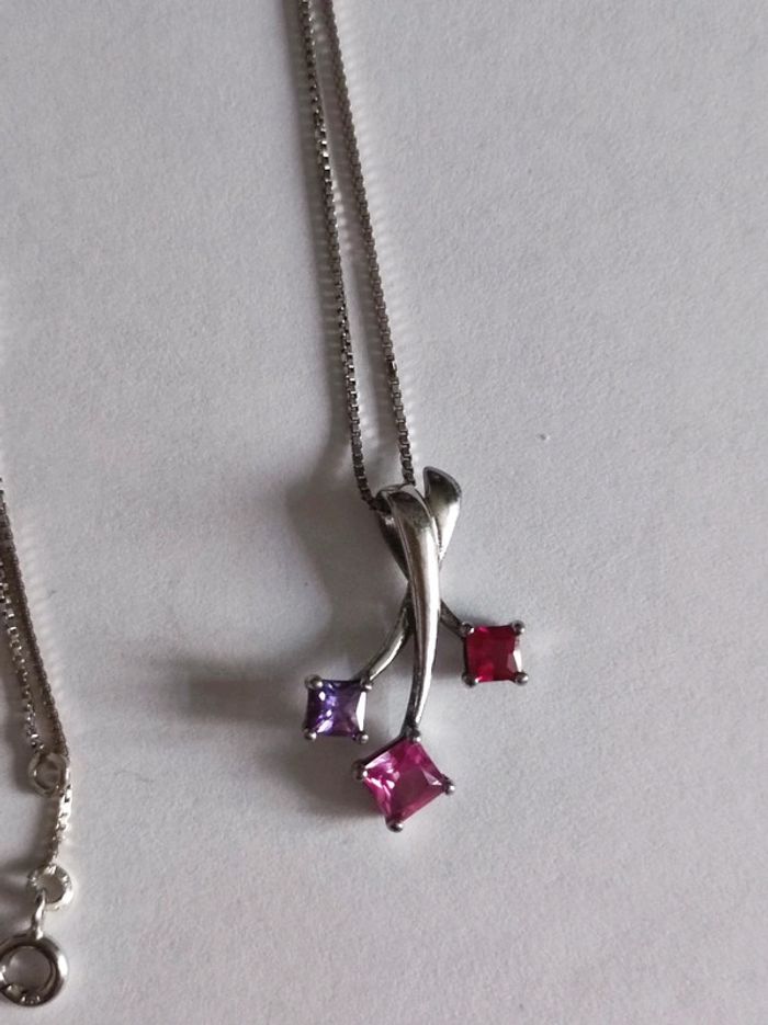 Collier argent