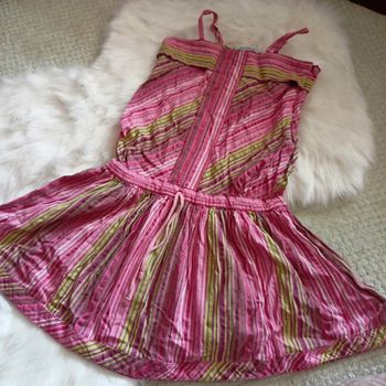Robe rayée colorée 4 ans