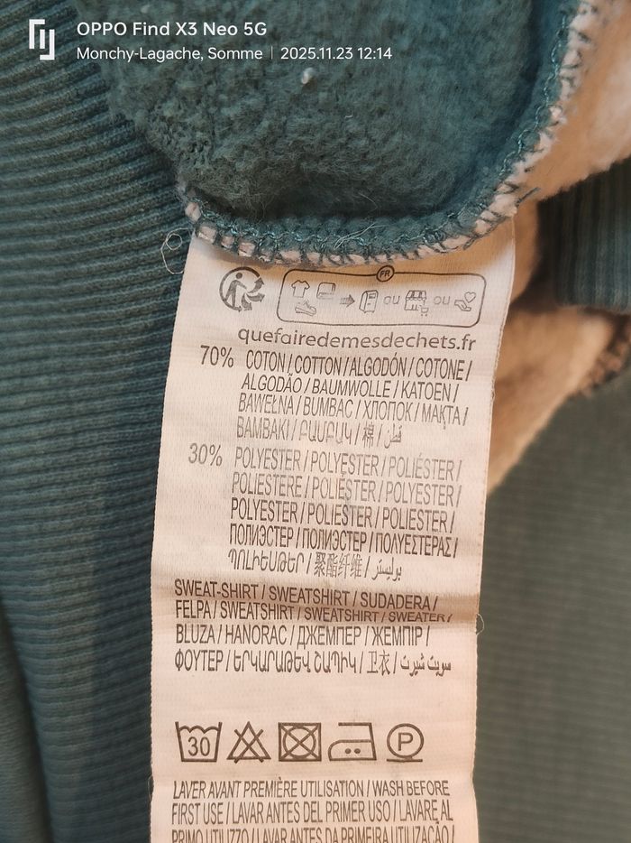 Sweat Kiabi 10ans-138-143cm Réduction jusqu'à -70% - photo numéro 3