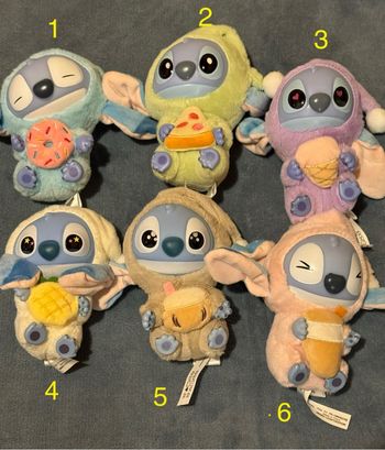 Peluche Labubu Stitch au choix.Disney Miniso