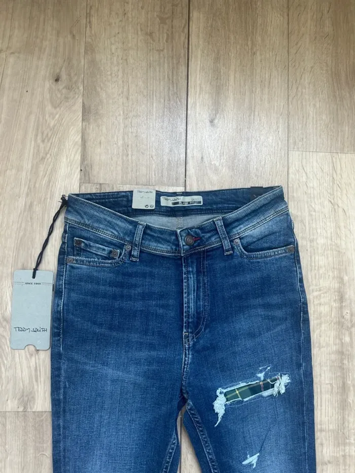 Jeans Teddy Smith destroy flash skinny L.A 16ans - photo numéro 2