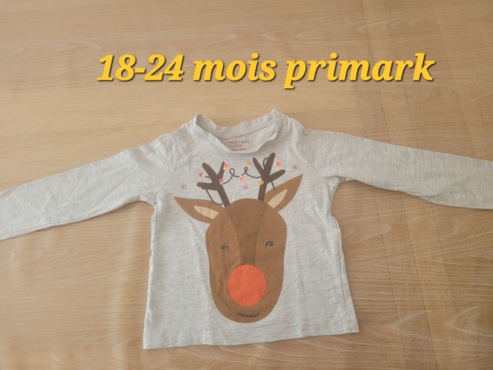 Tee-shirt manche longue Noël 18-24 mois