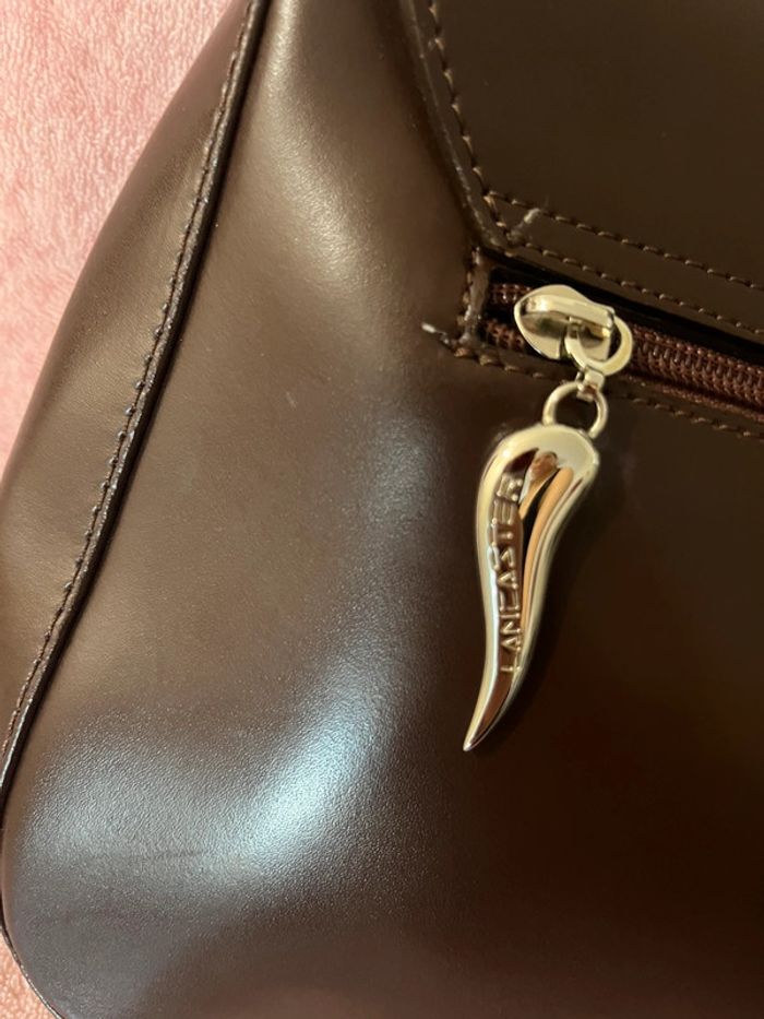 Sac à bandoulière Marron Lancaster - photo numéro 7