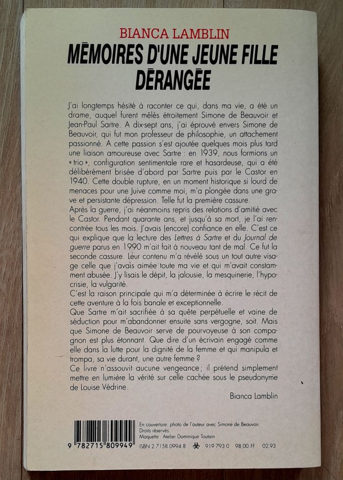 Blanca Lamblin - Mémoires d'une jeune fille dérangée - photo numéro 4