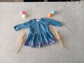Robe en jean mignonne – Vertbaudet