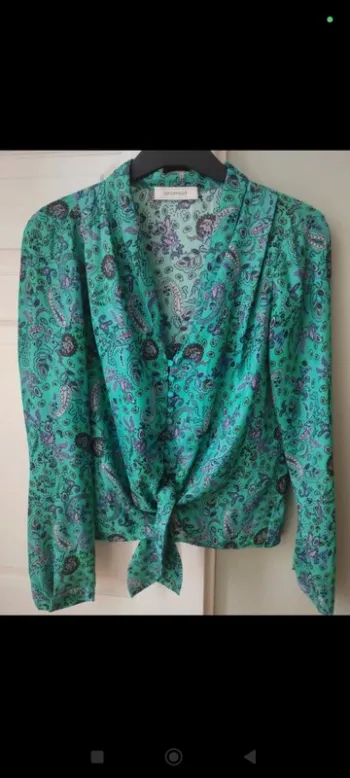 Blouse soyeuse colorée Promod 36