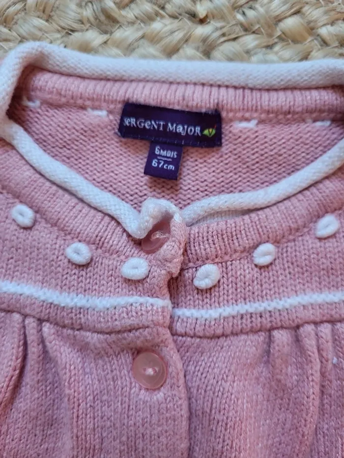 🌼 Gilet 6 mois fille, Sergent Major 🌼 - photo numéro 2