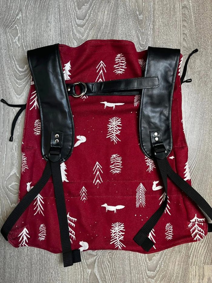 Portage Onbu Onbuhimo de couturière spécialisée Little Wolf taille grand toddler/preschool - photo numéro 7