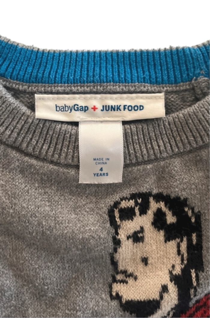 Pull - sweat / garçon / gris / 4ans / 105cm / Superman / Baby Gap - photo numéro 2