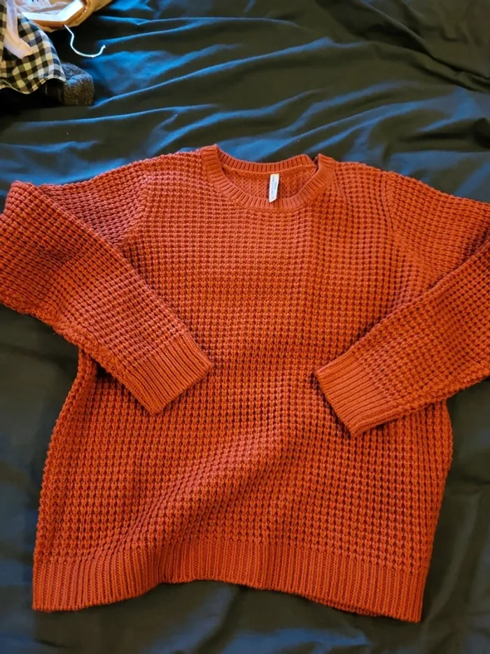 Pull col droit