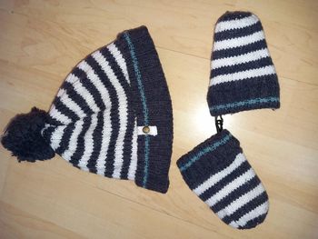 Bonnet et moufles