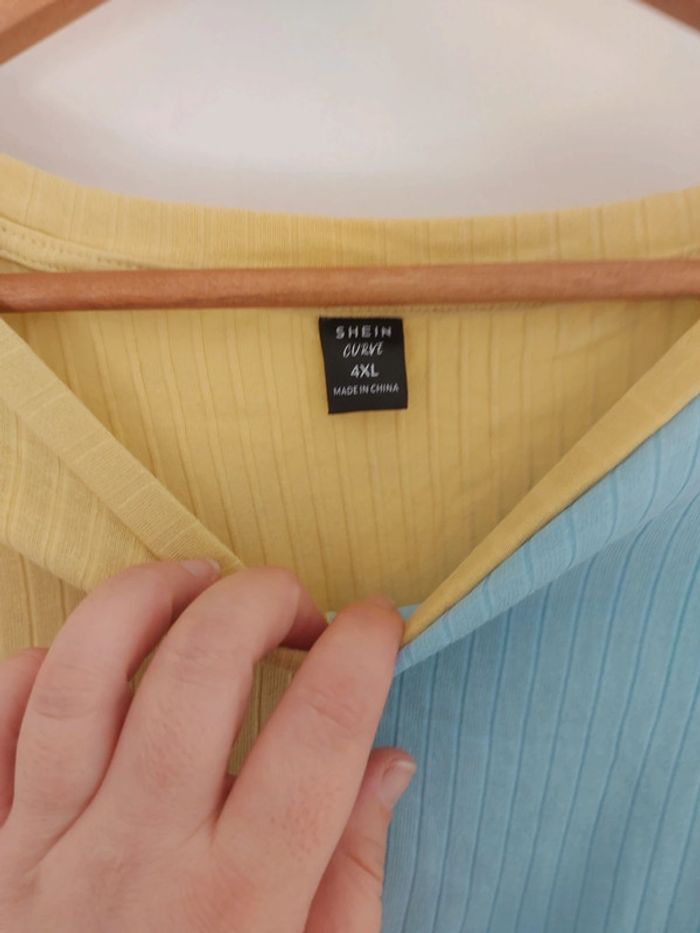 Tee shirt court couleur pastel - photo numéro 2
