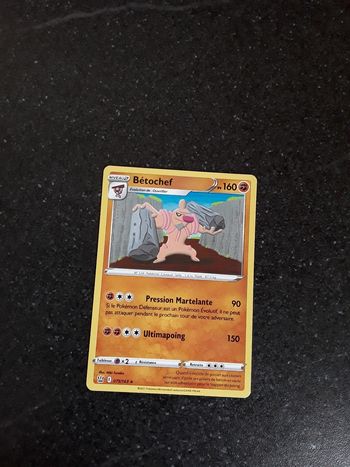 Bétochef carte Pokémon neuve
