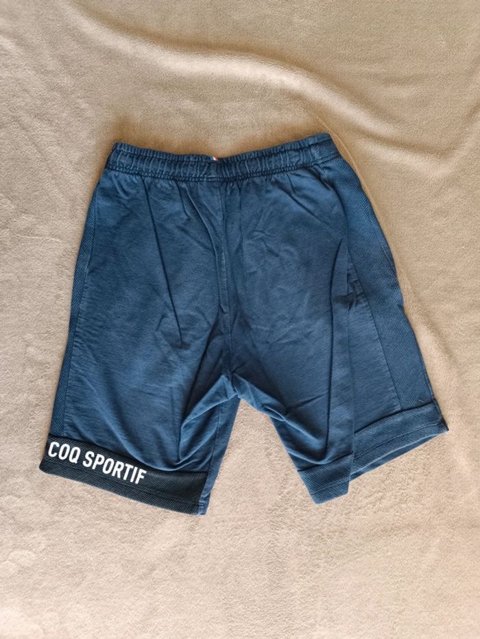 Short bleu Le Coq Sportif taille 14 ans - photo numéro 2
