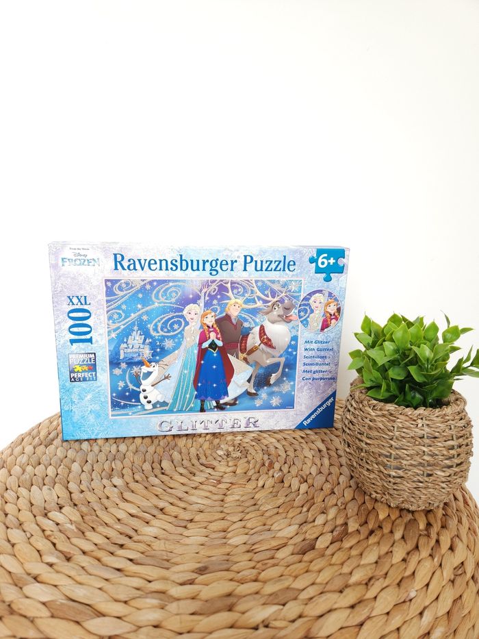 Puzzle Scintillant La reine des Neiges Ravensburger 100 Pièces XXL