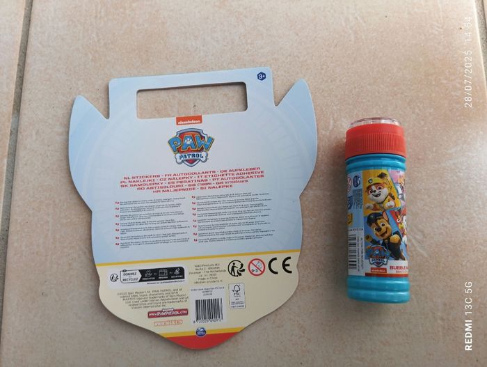 Bulles et stickers Pat patrouille - photo numéro 2