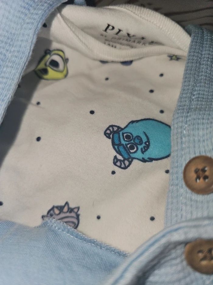 Salopette bébé garçon Pixar monstres et Cie 9/12 mois - photo numéro 3