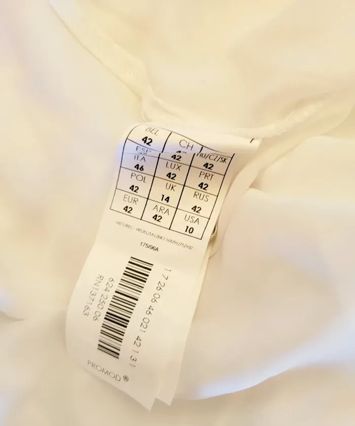 Blouse blanche chic Promod - photo numéro 10