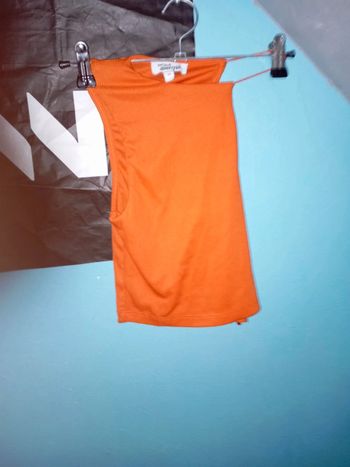 Débardeur couleur orange taille XS