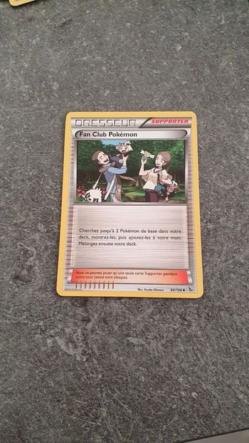 Carte Pokemon Fan club Pokémon