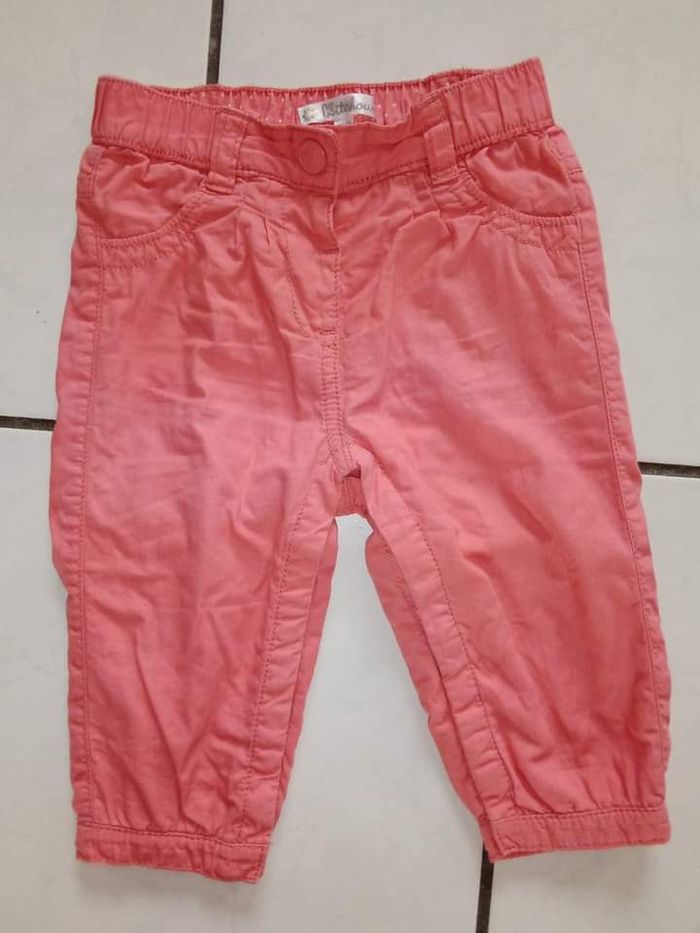 Pantalon fille 12 mois 74 cm