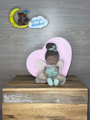 DIV467 doudou poupée fee 👧🏽 little Dutch