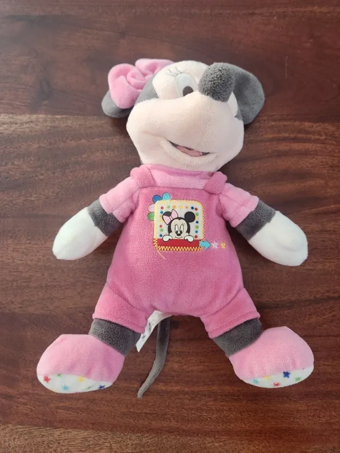 Peluche Disney Minnie Pyjama Rose 🧸