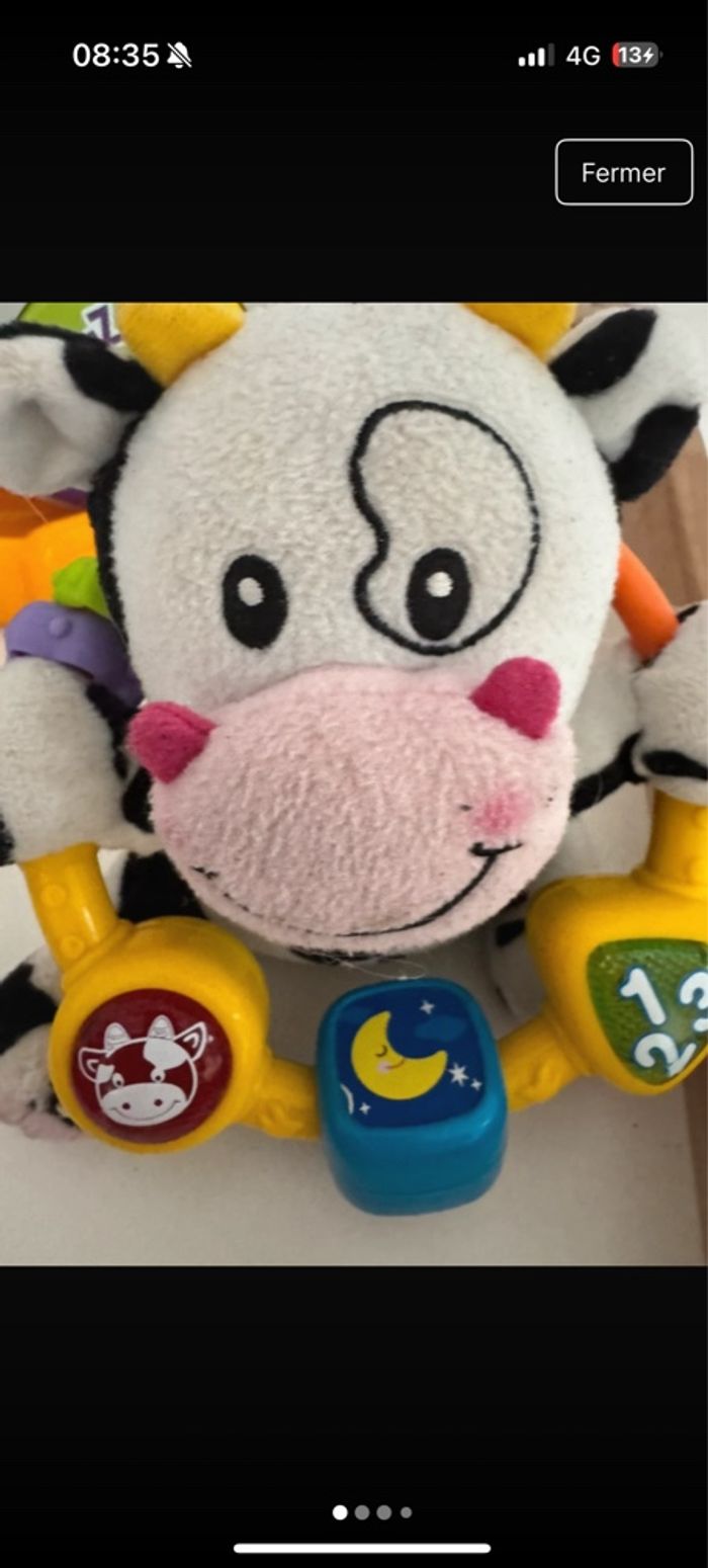 Vache musicale et lumineuse