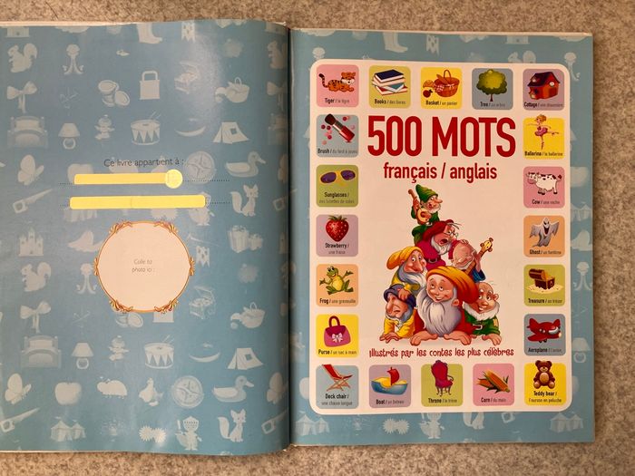 500 mots français / anglais illustrés (3€) - photo numéro 7