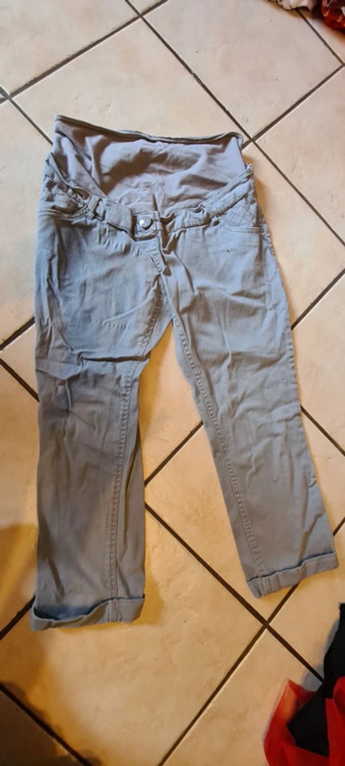 Pantacourt grossesse maternité gris 36