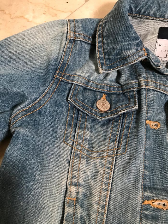 Blouson en jean fille 6 ans - photo numéro 2
