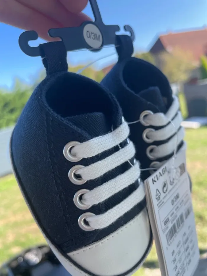 Chaussures bébé garçon 0/3 mois – premiers pas style - photo numéro 2