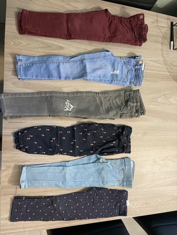 Lot pantalon fille