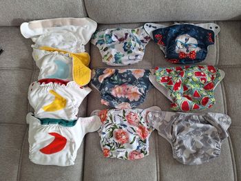 Lot de 10 couches lavables