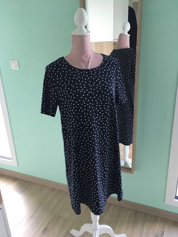 Robe fluide à pois