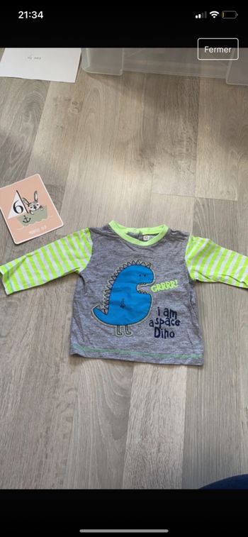 Tee shirt manche longue 6 mois