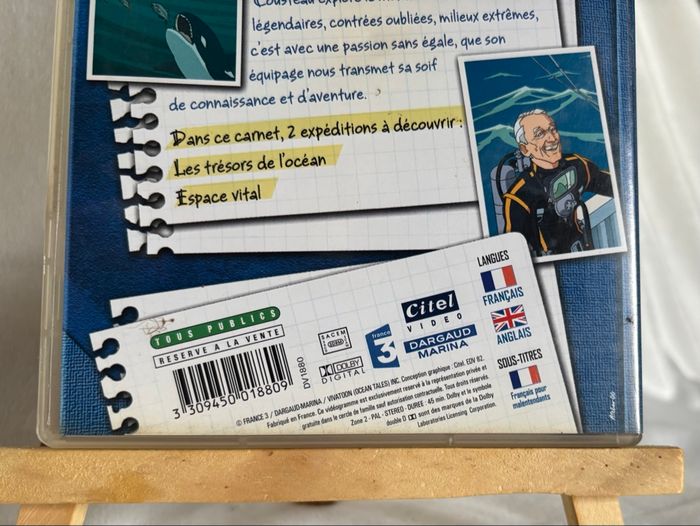 📀 DVD Les Carnets de bord du Commandant Cousteau – Les trésors de l'océan - photo numéro 2