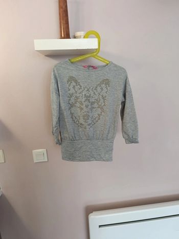 Magnifique Pull à strass Punkidz 5 ans