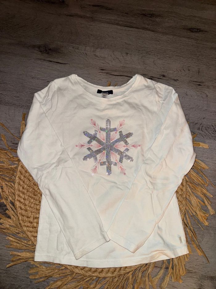 T shirt manches longues okaidi 8 ans fille