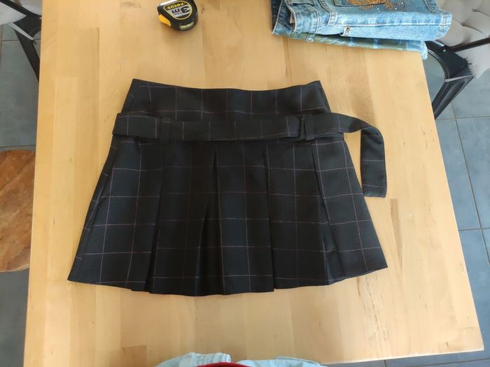 Jupe plissée style écolière