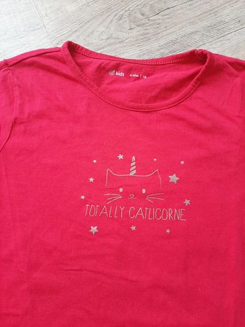 Haut fin "catlicorne" 10ans